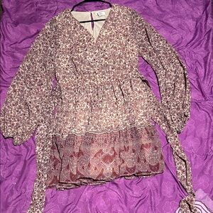 Floral Long Sleeve Dress